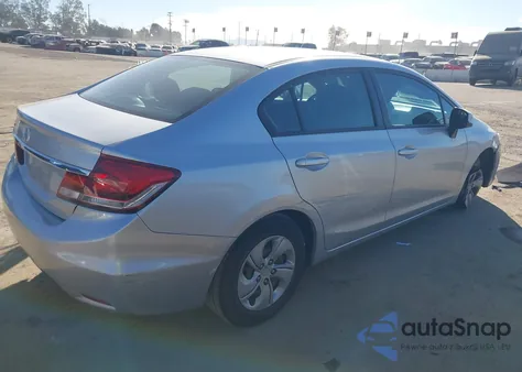 2013 Honda Civic Lx из США, поврежденный, VIN 19XFB2F5XDE234002